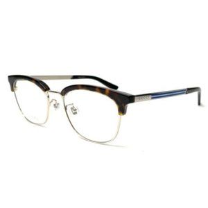 Gucci Men's Silver Havana Eyeglasses!